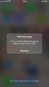 SMS.to now supports FlashSMS