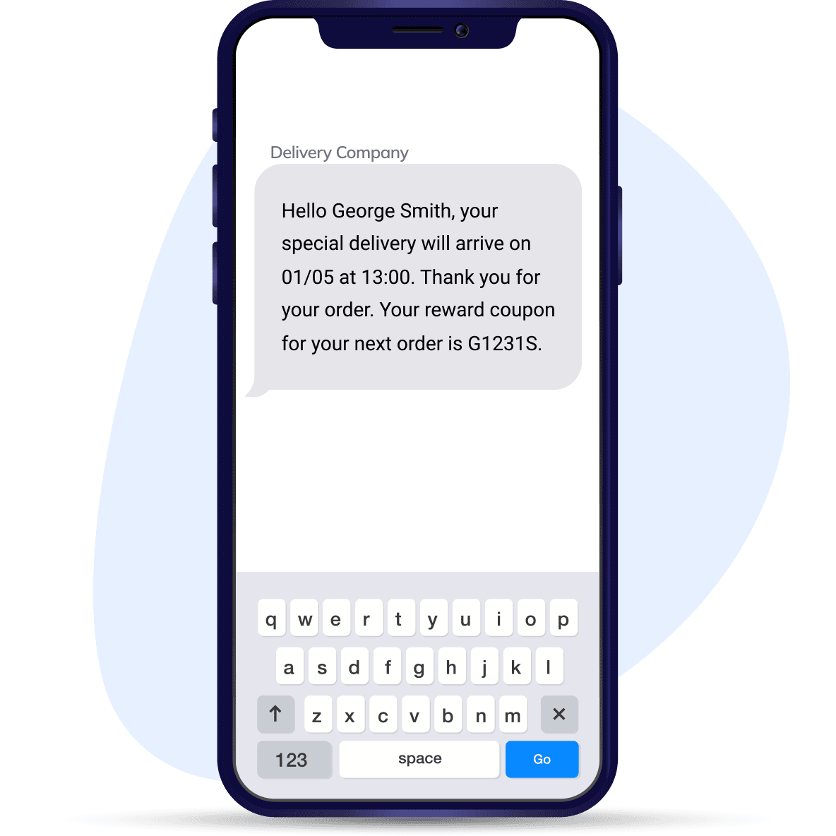 smsto features personalized messages